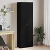 vidaXL Office Cabinet Black Oak 60 x 32 x 190 cm Engineered Wood