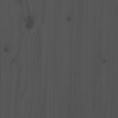 vidaXL Highboard Grey 34x40x108,5 cm Solid Wood Pine
