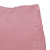 vidaXL Back Pillow Pink 45 x 20 x 35 cm Corduroy Fabric