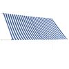 vidaXL Retractable Awning 300x150 cm Blue and White