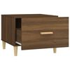 vidaXL Coffee Table Brown Oak 50x50x40 cm Engineered Wood