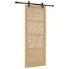 vidaXL Sliding Door ORKDAL Natural 83 x 211 cm Solid Pine Wood