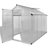 vidaXL Reinforced Aluminium Greenhouse with Base Frame 4.6 m&sup2;