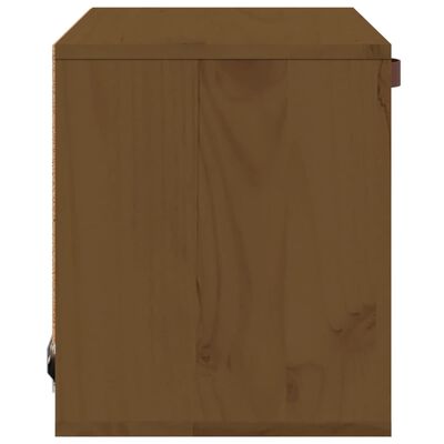 vidaXL Wall Cabinet Honey Brown 40x30x35 cm Solid Wood Pine