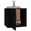 vidaXL Bedside Cabinet Black 50x39x47 cm