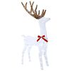 vidaXL 3D Christmas Reindeer LOVIISA 140 LEDs Cold White