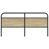 vidaXL Replace Headboard Sonoma Oak 180 cm Steel and Engineered Wood
