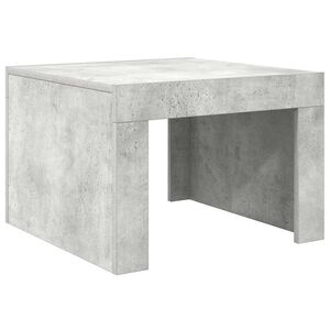 vidaXL Coffee Table Concrete Grey 50x50x35 cm Engineered Wood