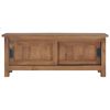 vidaXL TV Cabinet 90x30x35 cm Solid Teak Wood