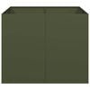 vidaXL Planter Olive Green 100x100x80 cm Steel