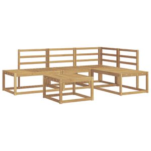 vidaXL Outdoor Sofa Set 5 Piece White