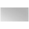 vidaXL LED Bathroom Mirror Transparent 80 x 40 cm Tempered Glass