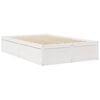 vidaXL Bed Frame without Mattress White 120x200 cm Solid Wood Pine