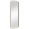 vidaXL Wall-mounted Mirror Gold 30x100 cm Rectangle