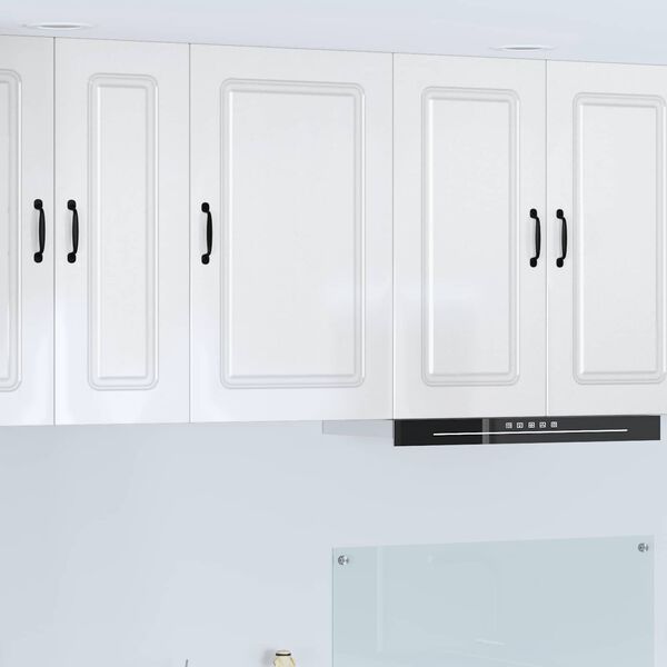 vidaXL Kitchen Cabinet Kalmar High Gloss White 50 x 31 x 80 cm