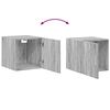 vidaXL Slim Storage Cabinet Grey Sonoma 40x42.5x225 cm Engineered Wood