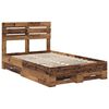vidaXL Bed Frame with Drawer with Headboard Manual Engineered Wood