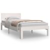vidaXL Bed Frame without Mattress White 90x190cm Single