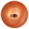 vidaXL Industrial Hanging Lamp Copper Round 32 cm E27 Solid Mango Wood