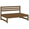 vidaXL 5 Piece Garden Lounge Set Honey Brown Solid Wood Pine