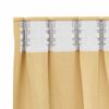 vidaXL Blackout Curtains with Rings 2 pcs Beige 175 x 140 cm Polyester