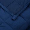 vidaXL Weighted Blanket Blue 138x200 cm Single 6 kg Fabric