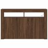 vidaXL Sideboard Brown oak 116 x 30 x 75 cm Engineered wood
