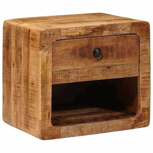 vidaXL Wall-mounted Beside Cabinet with Drawer Brown 40 x 30 x 36 cm