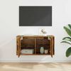 vidaXL Wall Mounted TV Cabinet Wall-mounted Old wood 80 x 34.5 x 40 cm