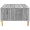 vidaXL Coffee Table Grey Sonoma 102 x 55 x 35 cm Engineered Wood
