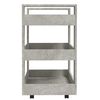 vidaXL Kitchen Trolley Concrete Grey 60x45x80 cm Engineered Wood