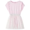 Kids' Dress with Ruffles Light Pink 140