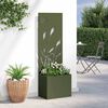 vidaXL Garden Privacy Screen Olive green 50 x 140 cm Cold-rolled steel
