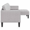 vidaXL Sofa Set Cloud grey 173 x 131 x 67 cm Fabric