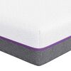 vidaXL Mattress White and Grey 80 x 200 cm Memory Foam