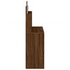 vidaXL Dressing Table with Mirror Brown Oak 96x39x142 cm