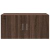 vidaXL Wall Cabinet Brown Oak 80x42.5x40 cm Engineered Wood