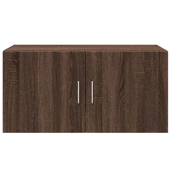 vidaXL Wall Cabinet Brown Oak 80x42.5x40 cm Engineered Wood