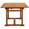 vidaXL 5 Piece Garden Dining Set Solid Wood Acacia and Textilene