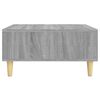 vidaXL Coffee Table Grey Sonoma 60x60x30 cm Engineered Wood