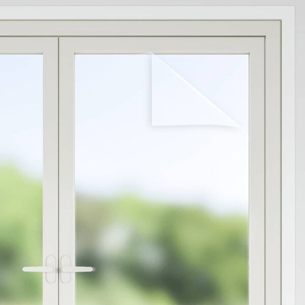 vidaXL Window Films 5 pcs Static Frosted Grey PVC