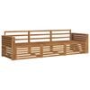 vidaXL Outdoor Sofa Set 3 pcs Natural Solid Acacia Wood