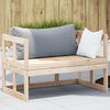 vidaXL Garden Sofa Bench Extendable Solid Wood Pine