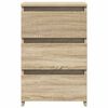 vidaXL Bed Cabinets 2 pcs Sonoma Oak 40x35x62.5 cm Engineered Wood