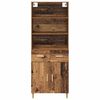 vidaXL Highboard Old Wood 69.5 x 32.5 x 180 cm Engineered Wood