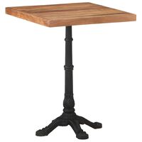 vidaXL Bistro Table 60x60x76 cm Solid Acacia Wood