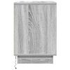 vidaXL Bedside Cabinet 2 pcs Grey 50 x 34.5 x 50 cm Engineered wood