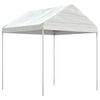 vidaXL Gazebo with Roof White 2.28x2.23x2.69 m Polyethylene