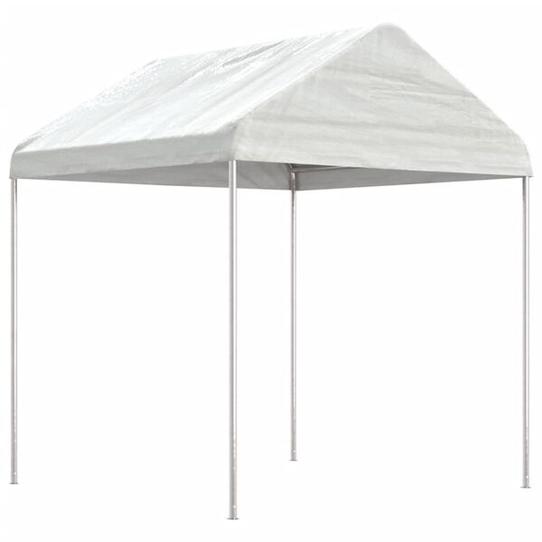 vidaXL Gazebo with Roof White 2.28x2.23x2.69 m Polyethylene