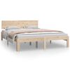 vidaXL Bed Frame without Mattress Solid Wood Pine 140x200cm
